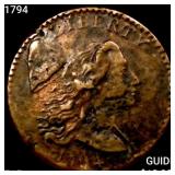 1794 Liberty Cap Large Cent NICELY CIRCULATED