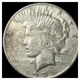 1935-S Silver Peace Dollar LIGHTLY CIRCULATED