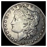 1892 Silver Morgan Dollar LIGHTLY CIRCULATED