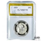 1929 Standing Liberty Quarter PGA MS67 FH