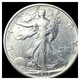 1918 Silver Walking Liberty Half Dollar  NEARLY U