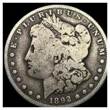 1892-S Morgan Silver Dollar LIGHTLY CIRCULATED