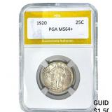 1920 Standing Liberty Quarter PGA MS64+