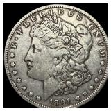 1891-O Silver Morgan Dollar NEARLY UNCIRCULATED