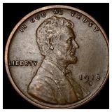 1918-S Lincoln Wheat Cent CLOSELY UNCIRCULATED