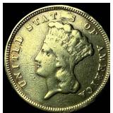 1854 Gold $3 Indian Princess Head HIGH GRADE