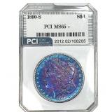 1890-S Morgan Silver Dollar PCI MS65+