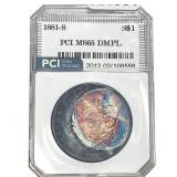 1881-S Morgan Silver Dollar PCI MS65 DMPL