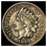 1864 Bronze Indian Head Cent LIGHTLY CIRCULATED