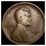 1909-S Lincoln Wheat Cent LIGHTLY CIRCULATED