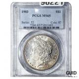 1903 Morgan Silver Dollar PCGS MS65