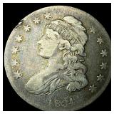 1834 Capped Bust Half Dollar NICELY  CIRCULATED