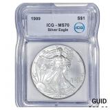 1999 Silver Eagle ICG MS70