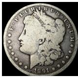 1891-O Silver Morgan Dollar NICELY CIRCULATED