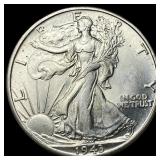 1943-D Silver Walking Liberty Half Dollar UNCIRCUL