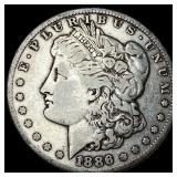 1886 Morgan Silver Dollar LIGHTLY CIRCULATED