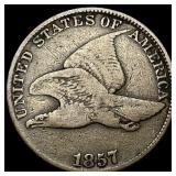 1857 Flying Eagle Cent LIGHTLY CIRCULATED