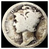 1921 Silver Mercury Dime NICELY CIRCULATED