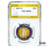 1937-D Walking Liberty Half Dollar PGA MS66