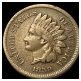 1859 Indian Head Cent NEARLY UNCIRCULATED