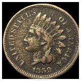 1839 Indian Head Cent NEARLY UNCIRCULATED