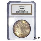 1882-S Morgan Silver Dollar NGC MS67