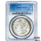 1892 Morgan Silver Dollar PCGS AU55
