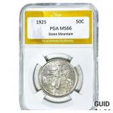 1925 Stone Mountain Half Dollar PGA MS66