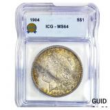 1904 Morgan Silver Dollar ICG MS64