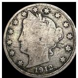 1912-S Liberty Head Nickel NICELY CIRCULATED