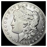 1892-CC Silver Morgan Dollar LIGHTLY CIRCULATED