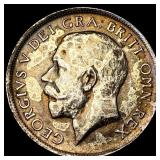 1912 Great Britain Silver 1 Shilling