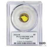 2024-W 1/10oz $5 Gold Eagle PCGS PR70 DCAM