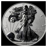 2005 1 oz Silver American Eagle $1 GEM PROOF