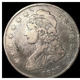 1836 Capped Bust Half Dollar LIGHTLY CIRCULATED