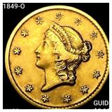 1849-O Rare Gold Dollar CHOICE AU