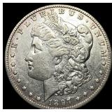 1897-O Silver Morgan Dollar NEARLY UNCIRCULATED