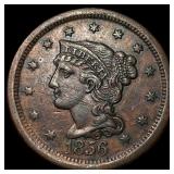 1856 Braided Hair Large Cent CLOSELY UNCIRCULATED