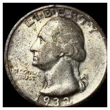 1932-S Silver Washington Quarter ABOUT UNCIRCULATE