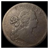 1798 Draped Bust Large Cent LIGHTLY  CIRCULATED