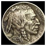 1920-D Buffalo Nickel NEARLY UNCIRCULATED