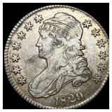 1829 Capped Bust Half Dollar NEARLY UNCIRCULATED
