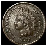 1878 Indian Head Cent NEARLY UNCIRCULATED