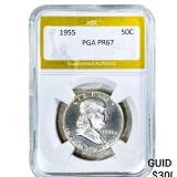 1955 Franklin Half Dollar PGA PR67