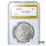 1889-O Morgan Silver Dollar PGA MS63