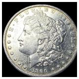 1890-S Silver Morgan Dollar CHOICE AU