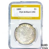 1889 Morgan Silver Dollar PGA Brilliant UNC