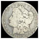 1890-CC Morgan Silver Dollar