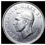 1940 Canada Silver 50 Cents GEM BU