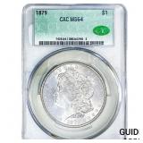 1879 Morgan Silver Dollar CAC MS64